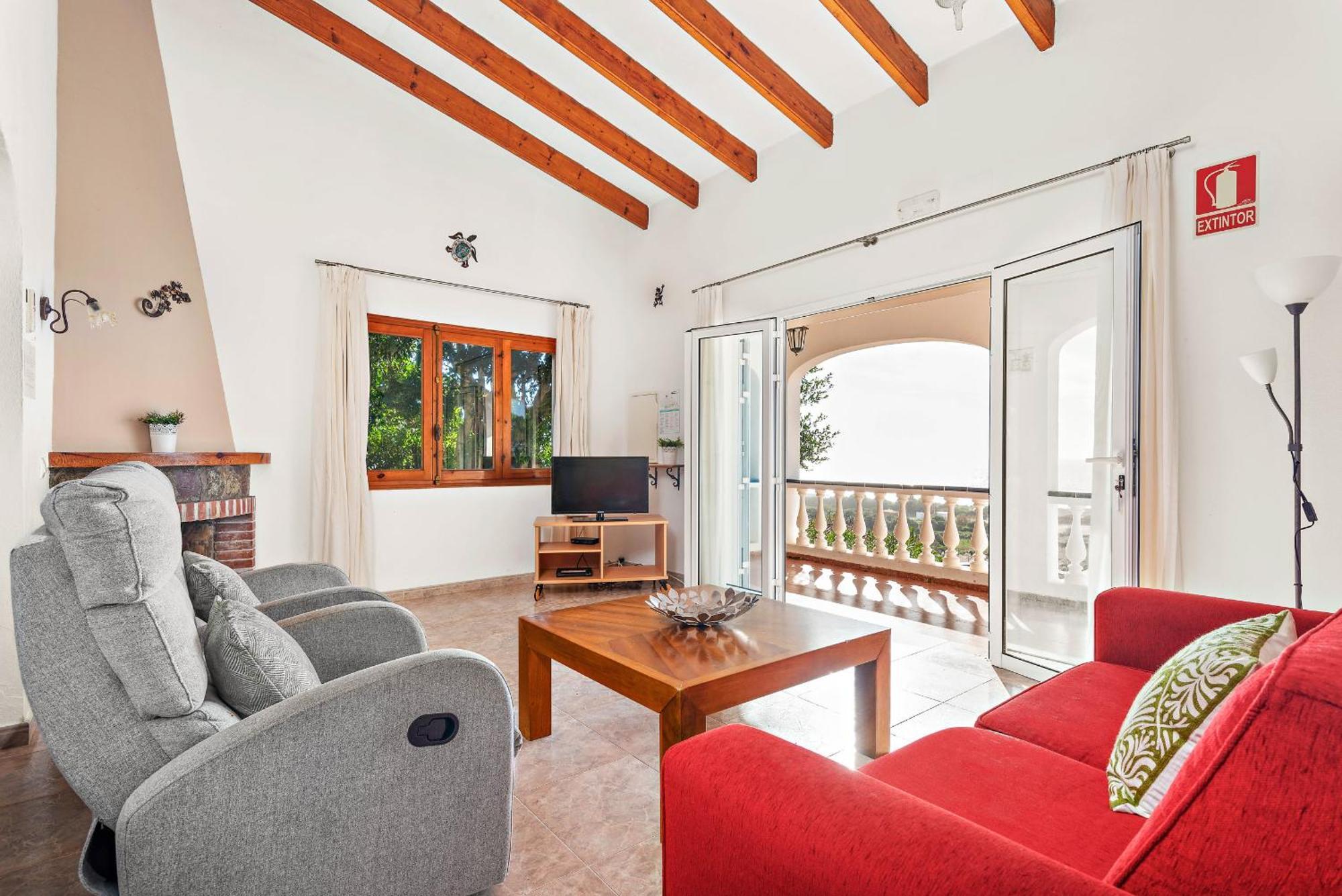 Villa Los Pinos Son Bou Luaran gambar
